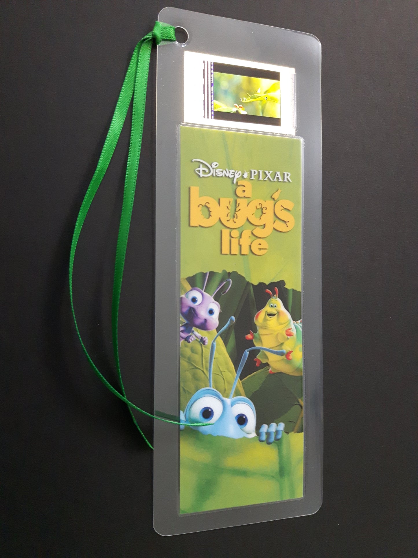 A BUG'S LIFE Disney Rare Memorabilia Movie Film Cell Bookmark