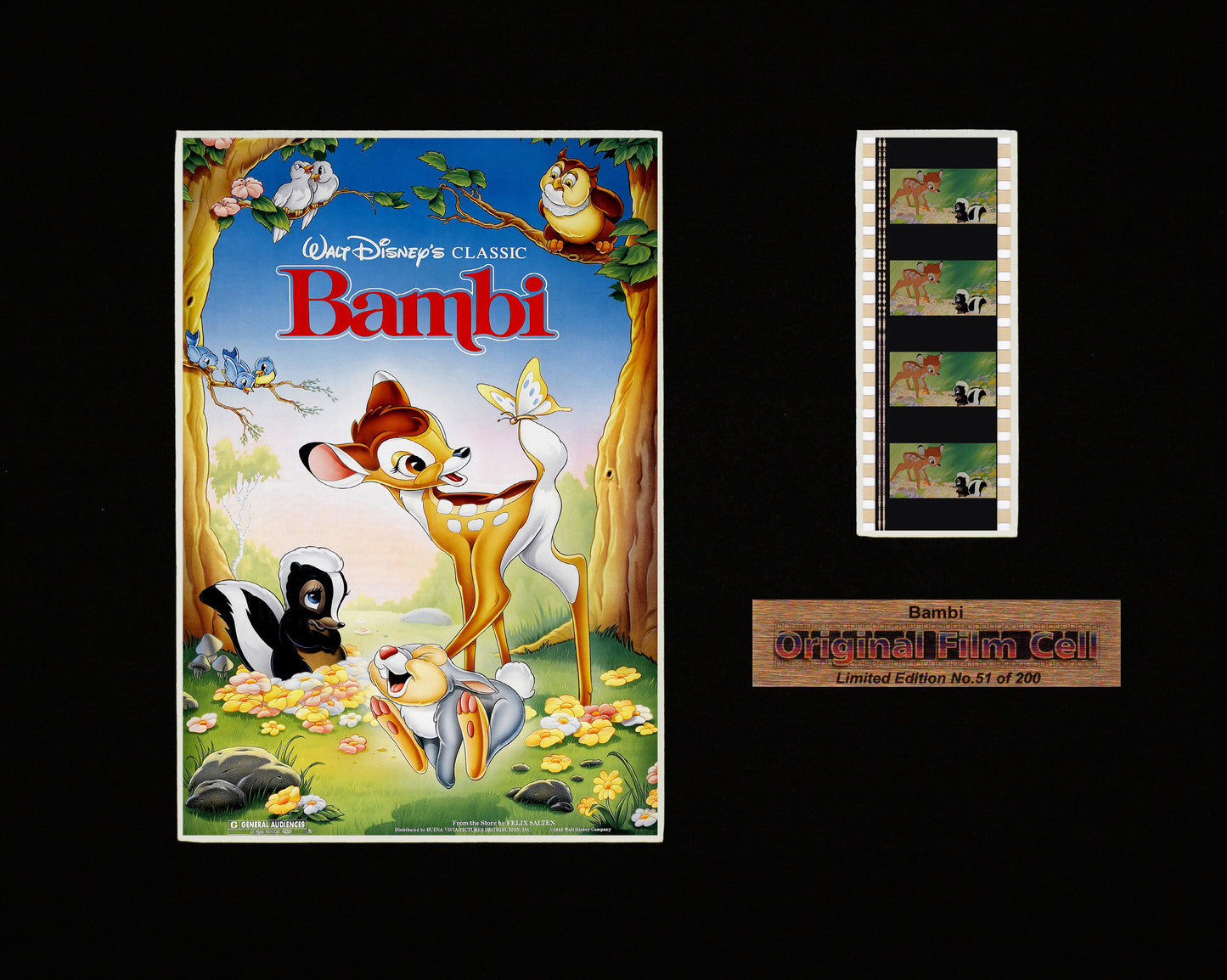 Bambi (1942) - Disney - Unframed single film cell picture