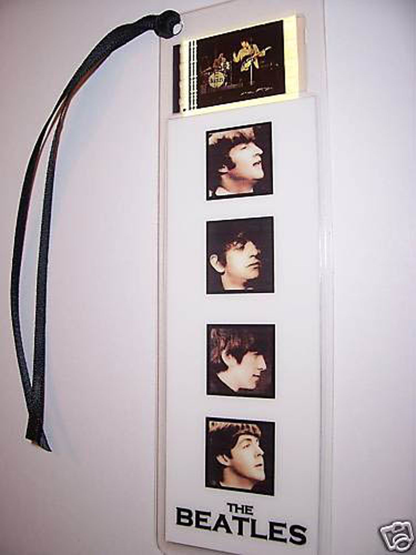THE BEATLES Rare Movie Film Cell Bookmark