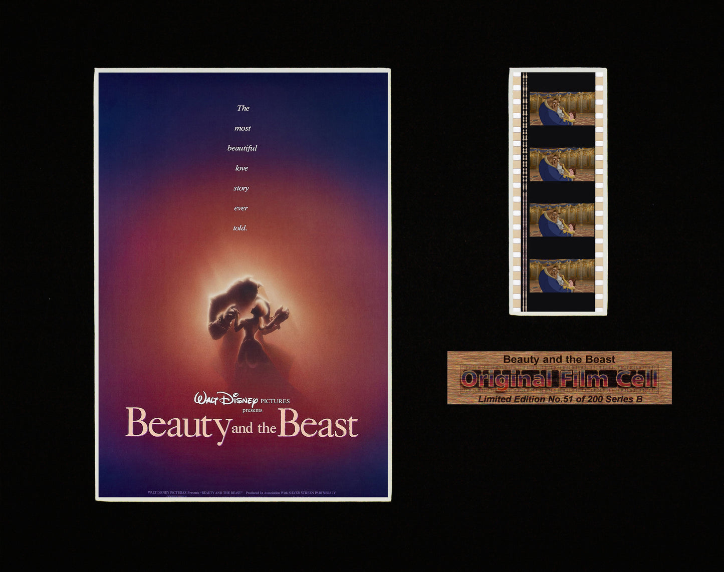 Beauty and the Beast (1991) - Series B - Disney - Unframed single film cell