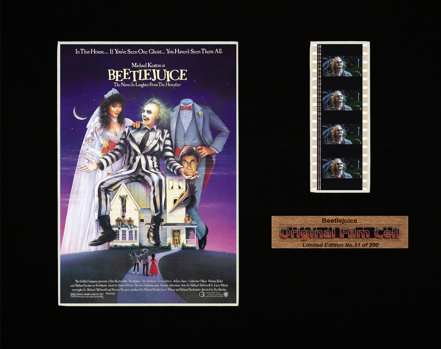 Beetlejuice (1988) - Unframed single film cell picture