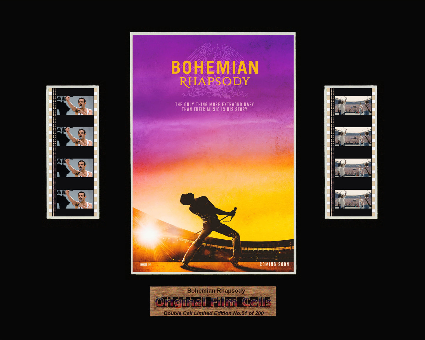 Bohemian Rhapsody (2018) - Unframed double film cell presentation