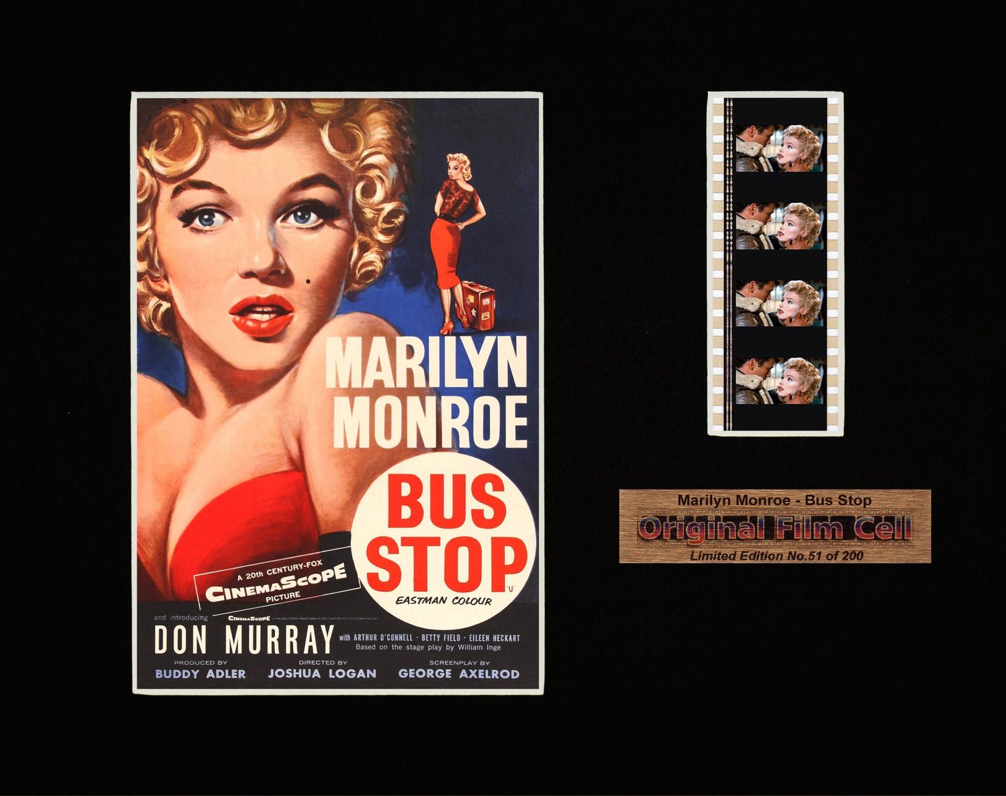 Bus Stop - Marilyn Monroe (1956) - Unframed single film cell picture