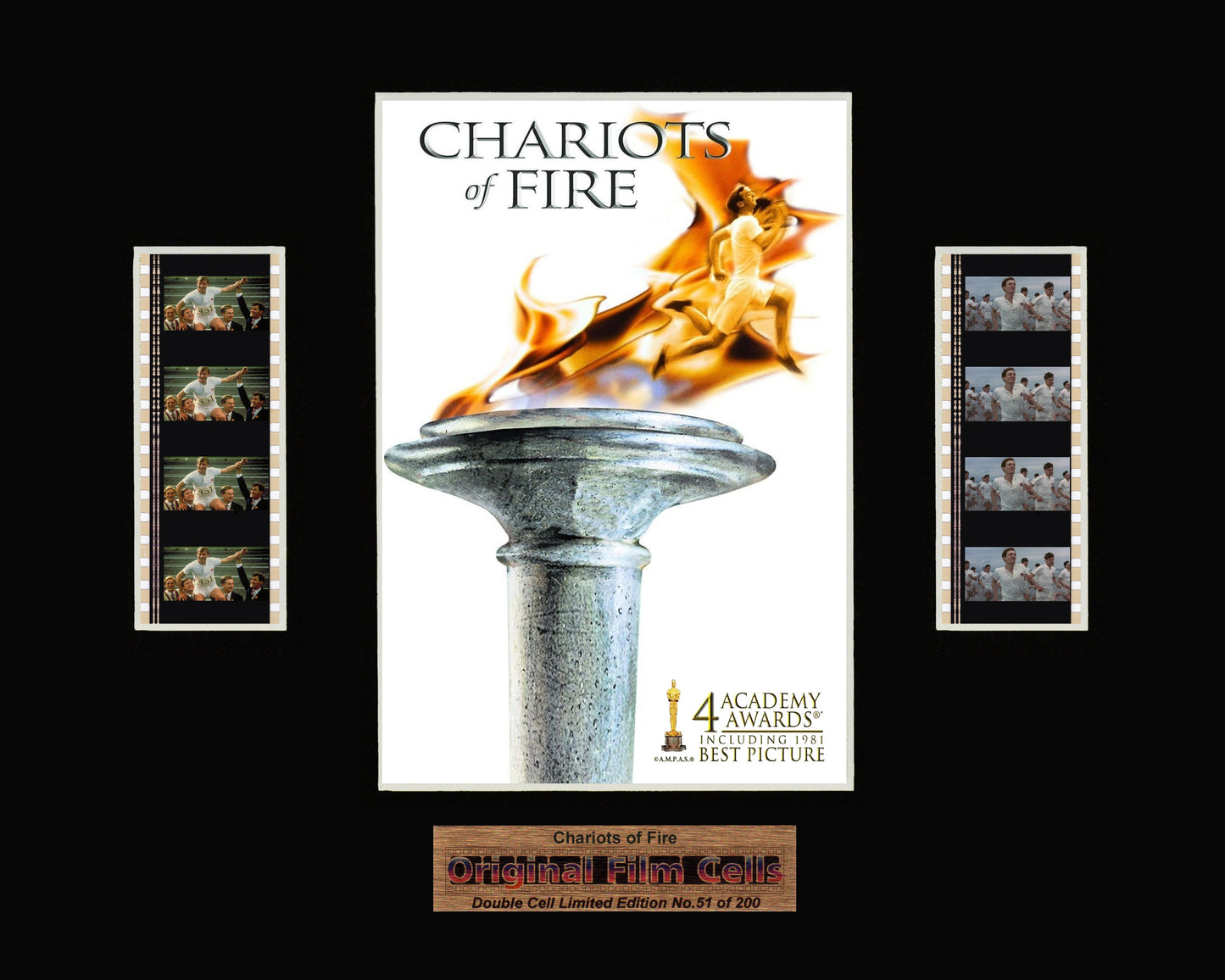 Chariots of Fire (1981) - Unframed double film cell presentation