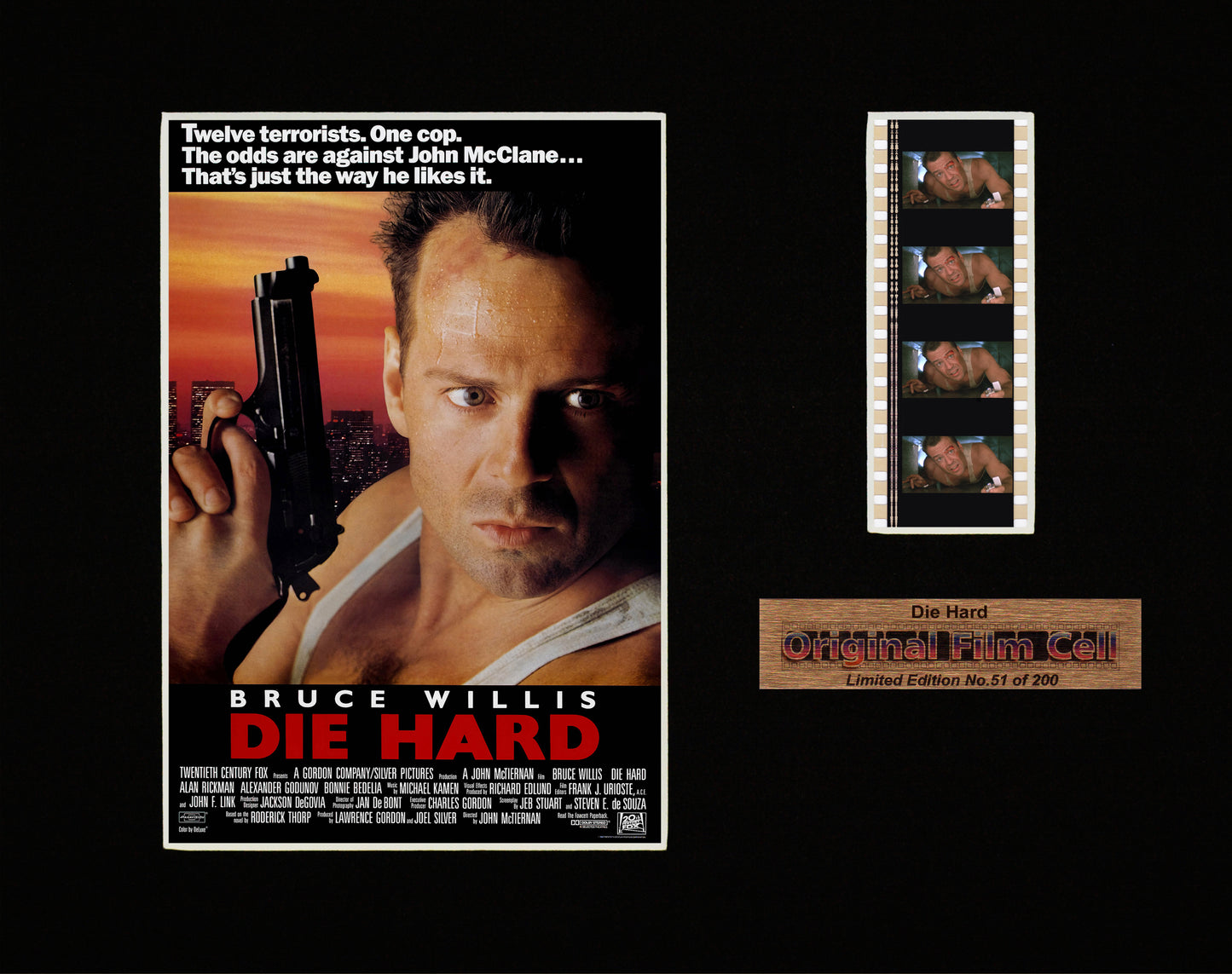 Die Hard (1988) - Unframed single film cell picture