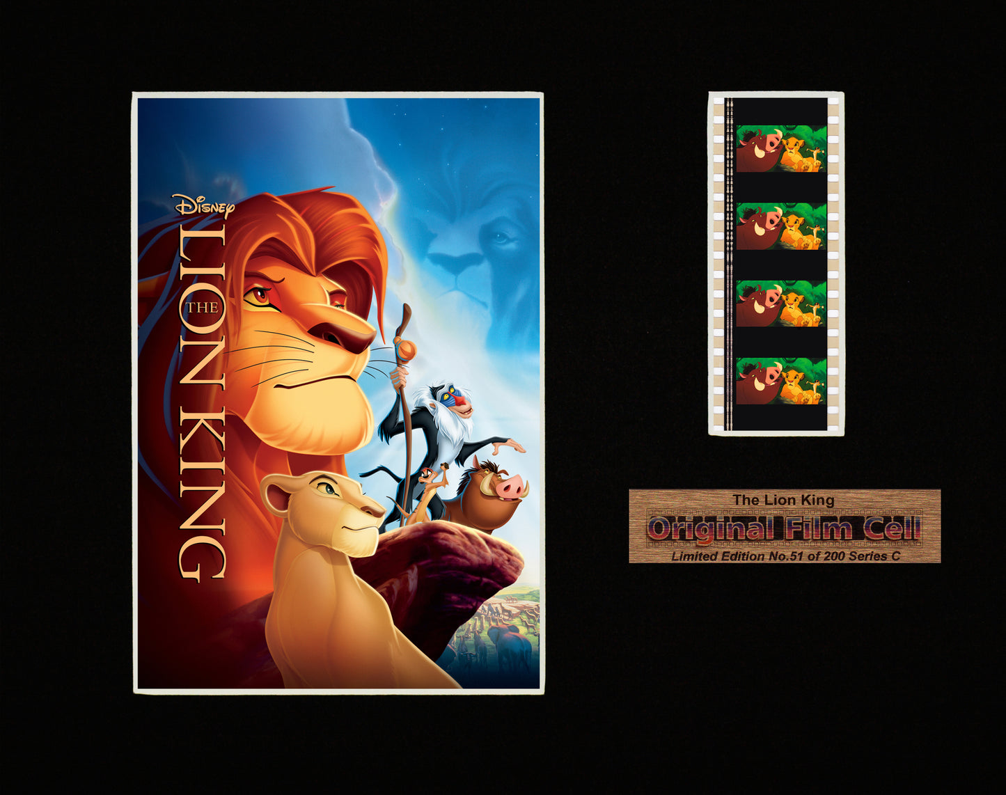 The Lion King (1994) - Series C - Disney - Unframed single film cell picture