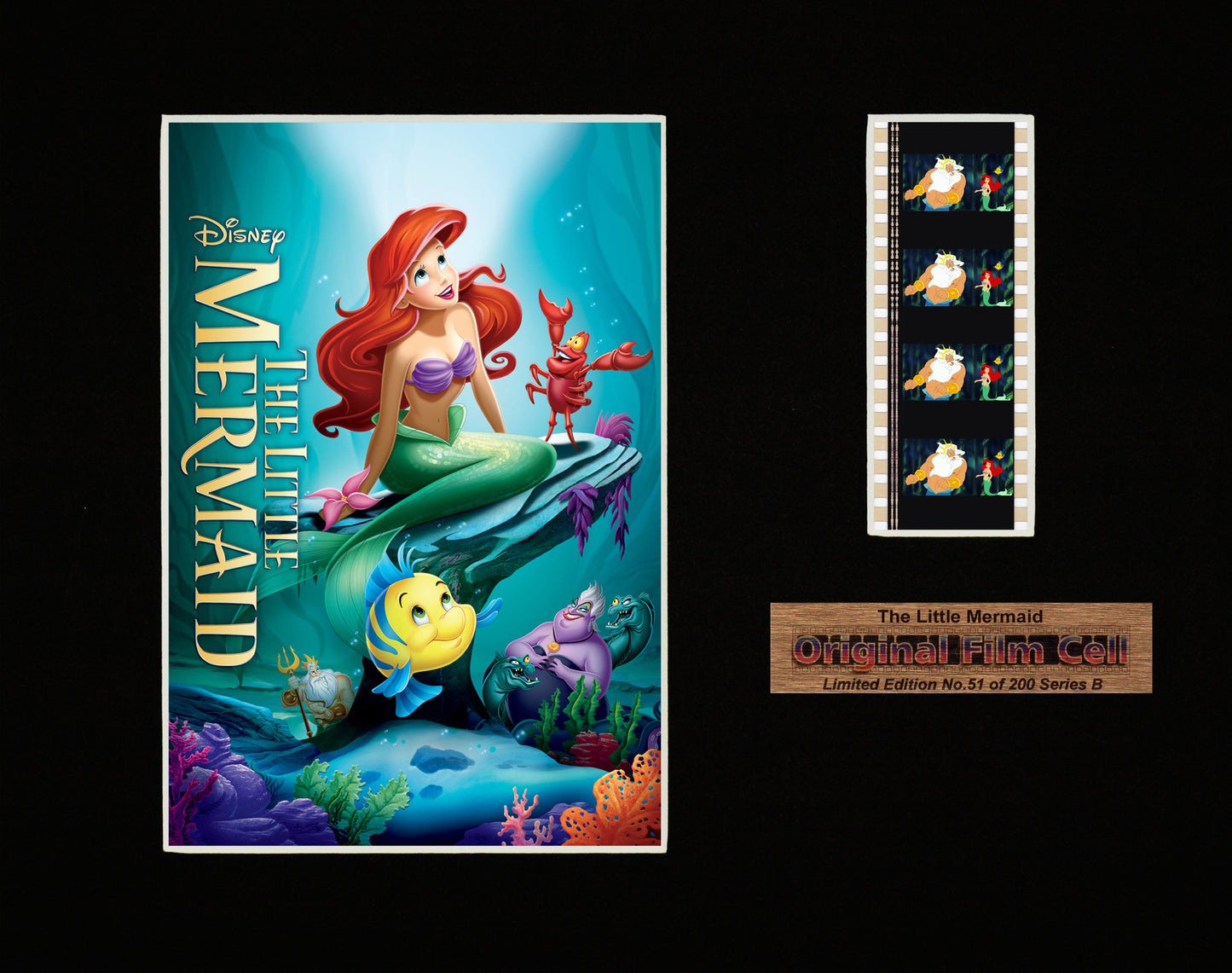 The Little Mermaid (1989) - Series B - Disney - Unframed single film cell pictur