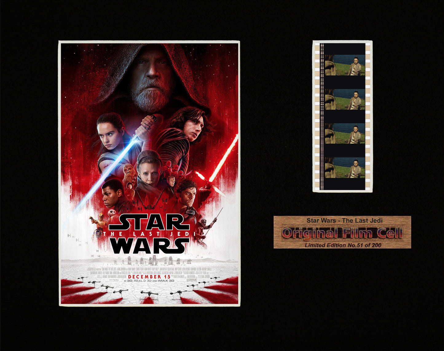 Star Wars - The Last Jedi (2017) - Unframed single film cell picture