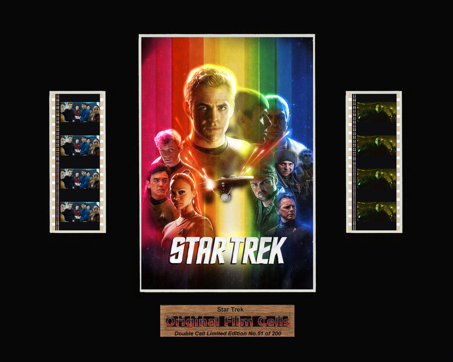 Star Trek (2009) - Unframed double film cell presentation