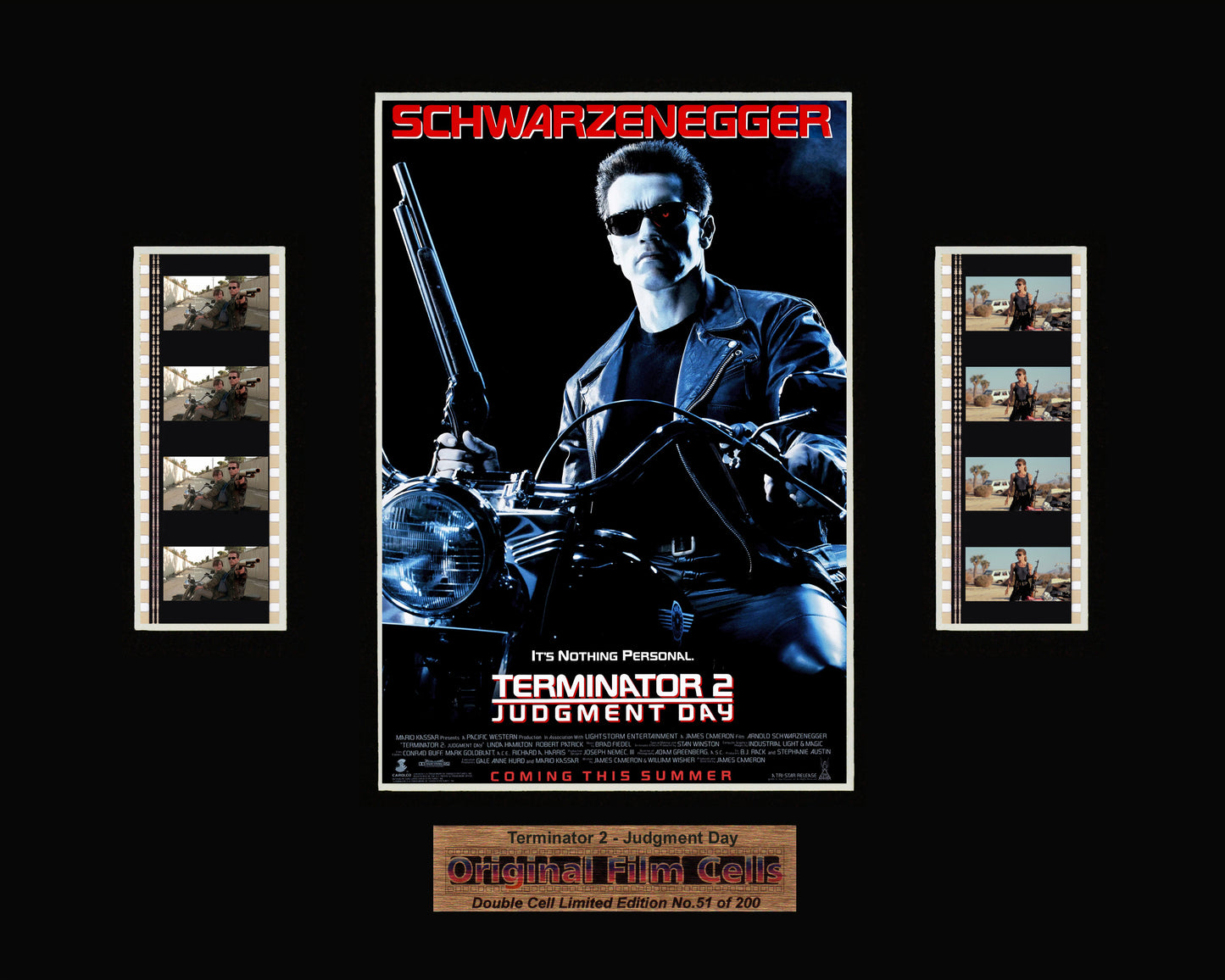 Terminator 2 - Judgment Day (1991) - Unframed double film cell presentation