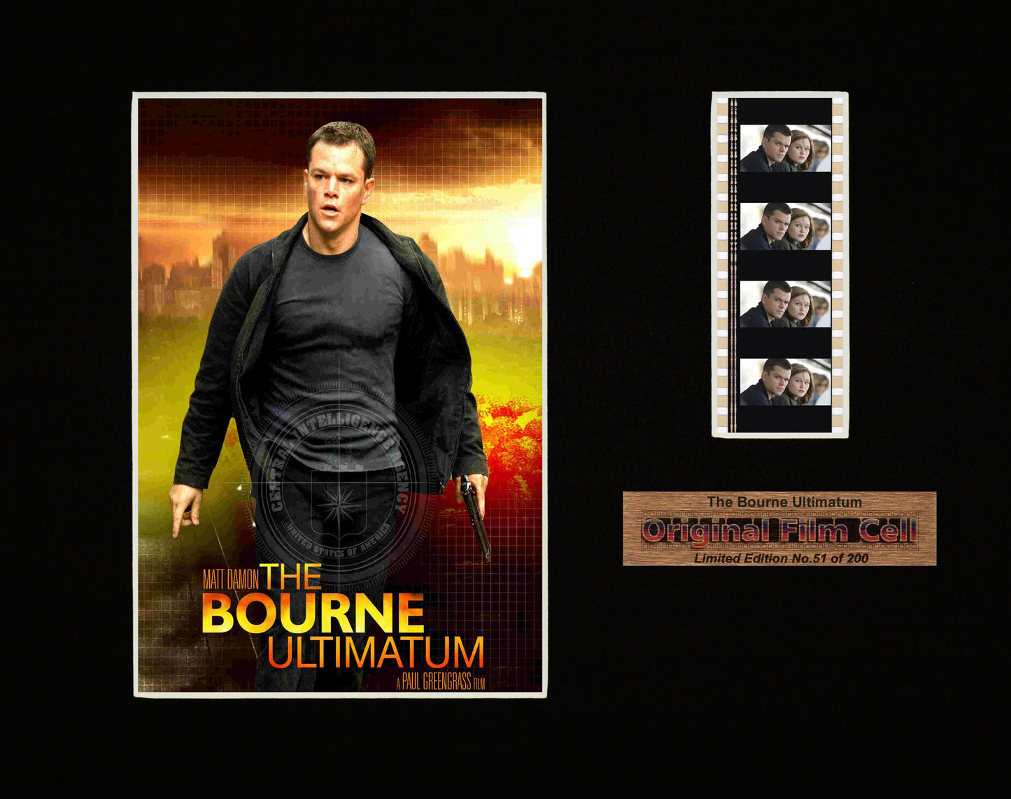 The Bourne Ultimatum (2007) - Unframed single film cell picture