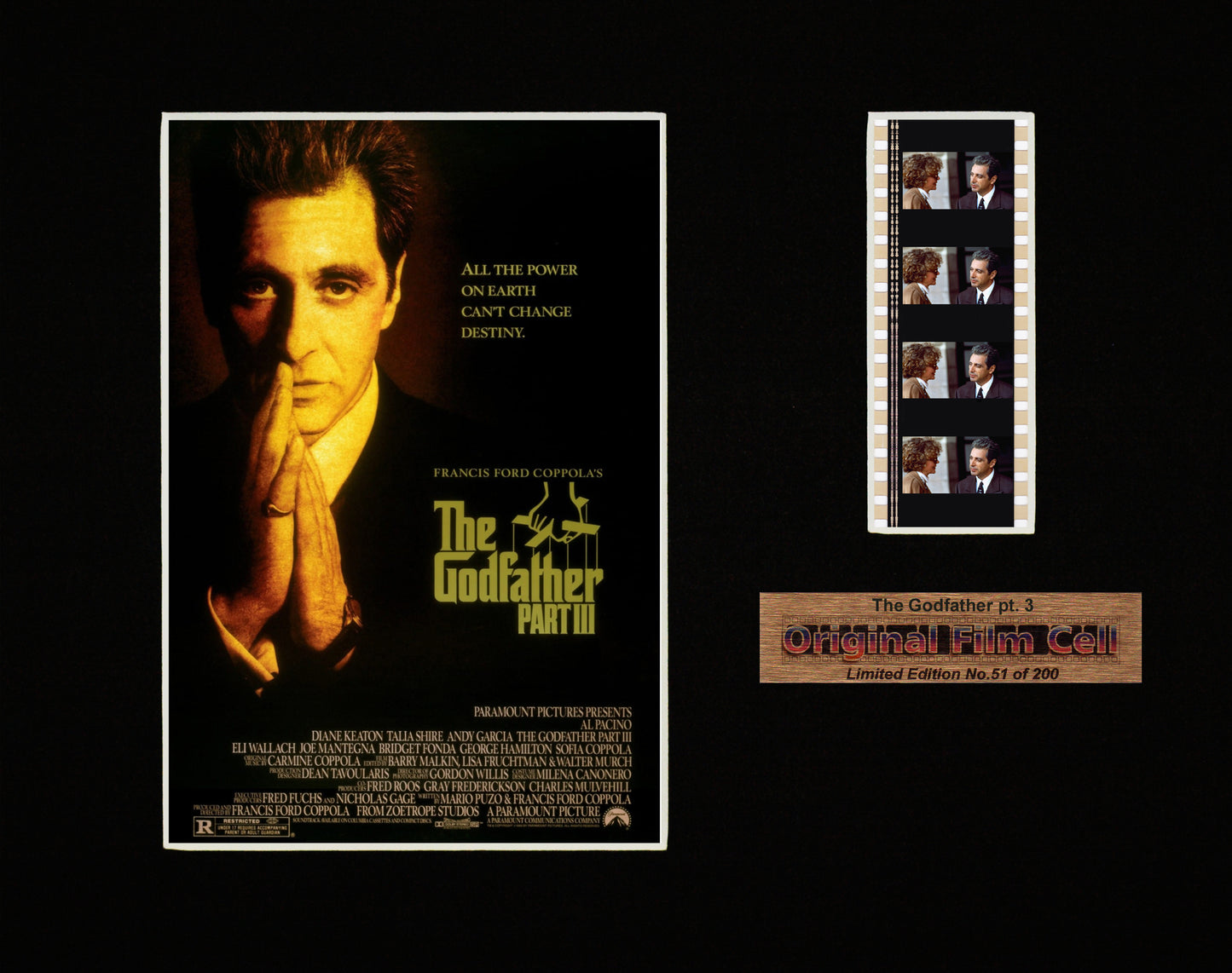 The Godfather part 3 (1990) - Unframed single film cell picture