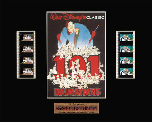 101 Dalmatians (1961) - Disney - Unframed double film cell presentation