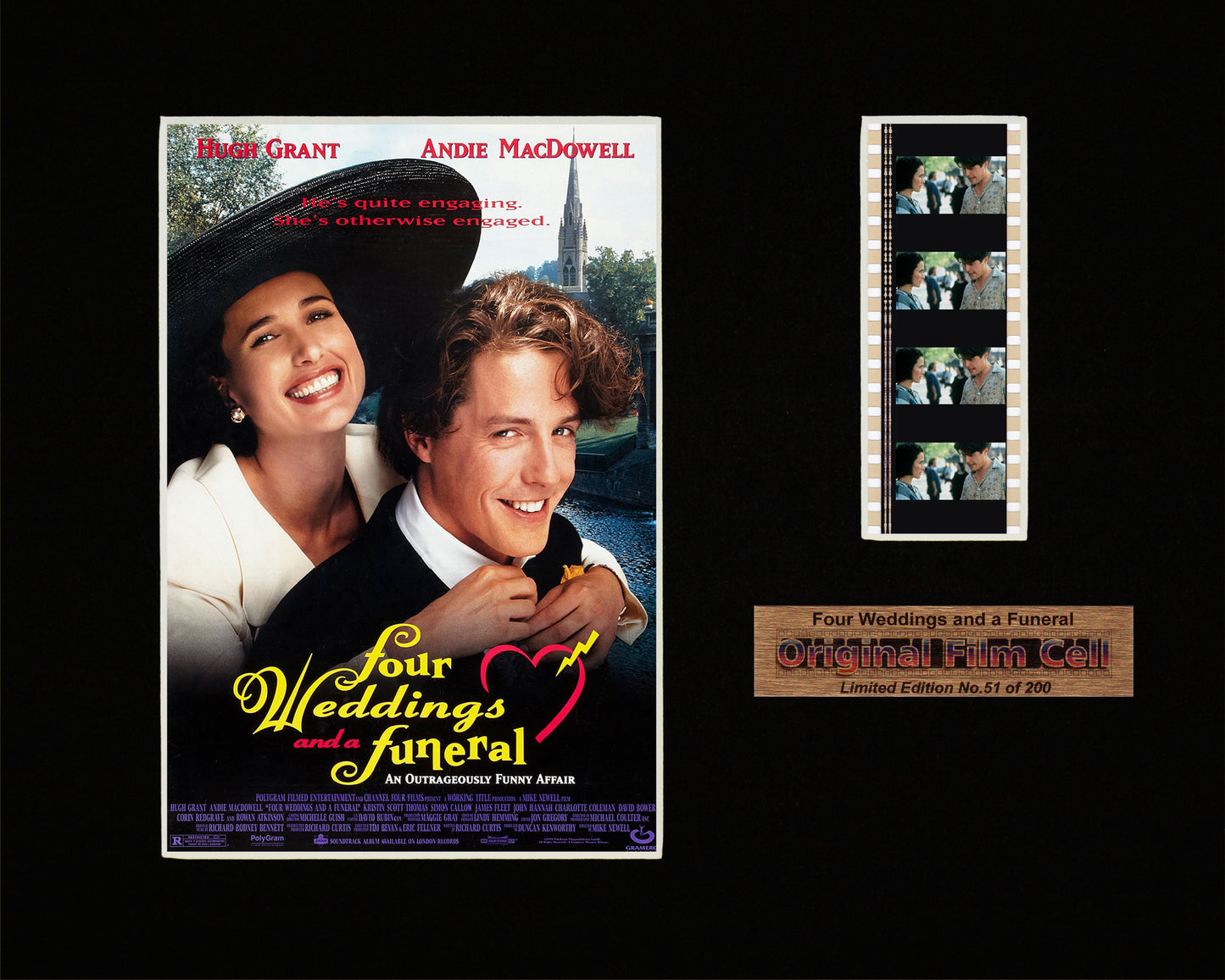 4 Weddings and a Funeral (1994) - Unframed single film cell picture