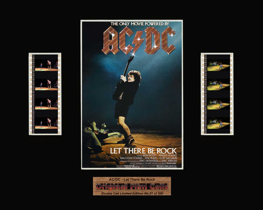 AC/DC - Let There Be Rock (1980) - Unframed double film cell presentation