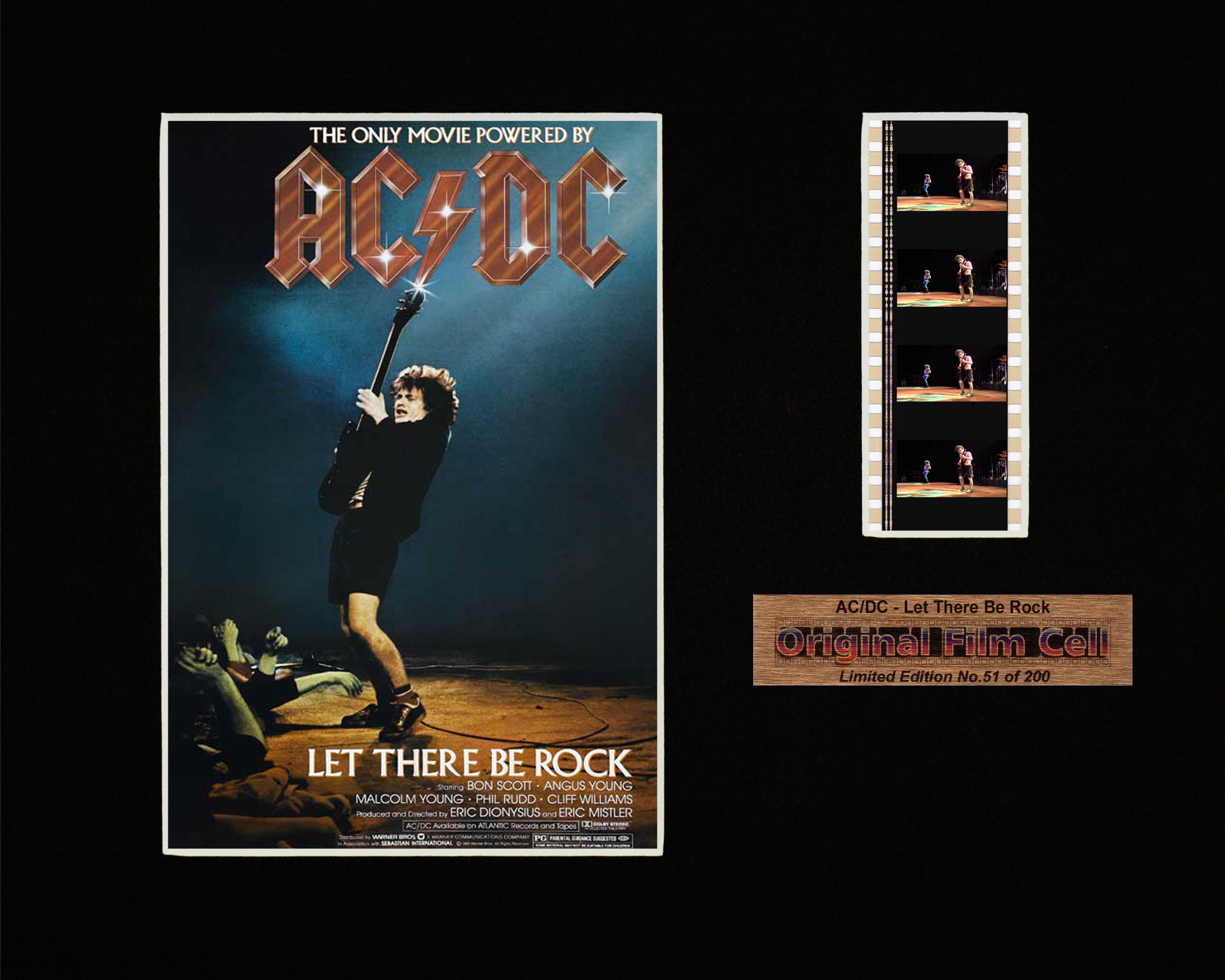 AC/DC - Let There Be Rock (1980) - Unframed single film cell picture