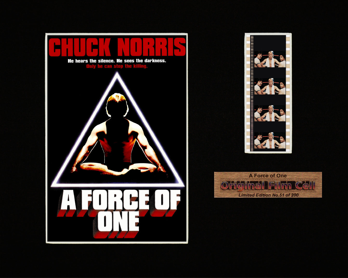 A Force of One (1979) - Chuck Norris - Unframed single film cell picture