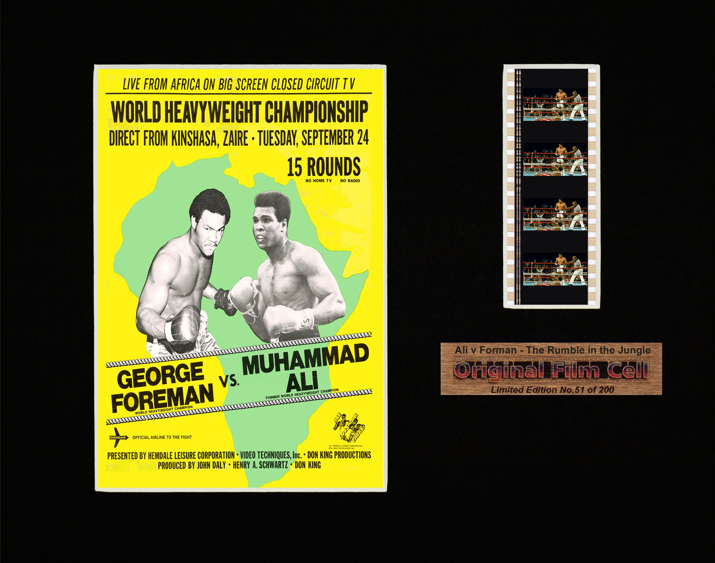Ali v Forman (1974) - Unframed single film cell picture