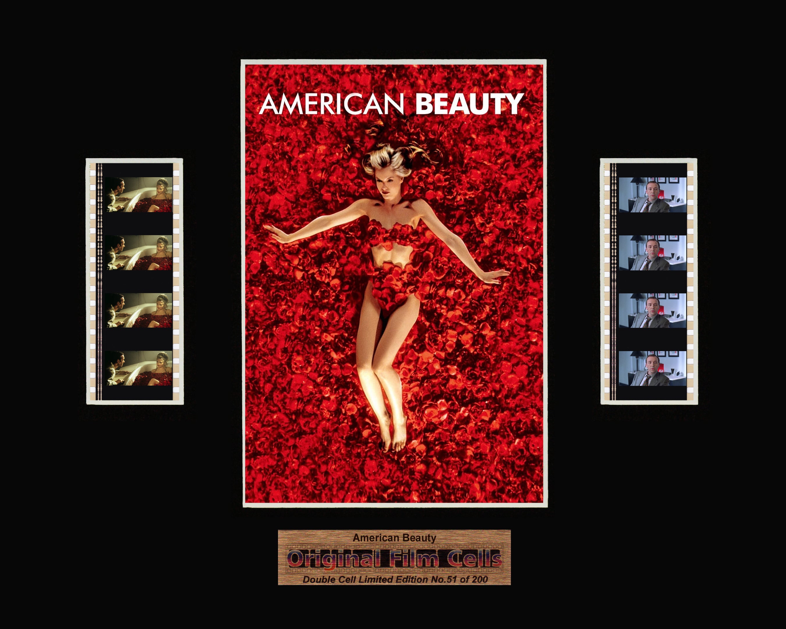 American Beauty (1999) - Unframed double film cell presentation