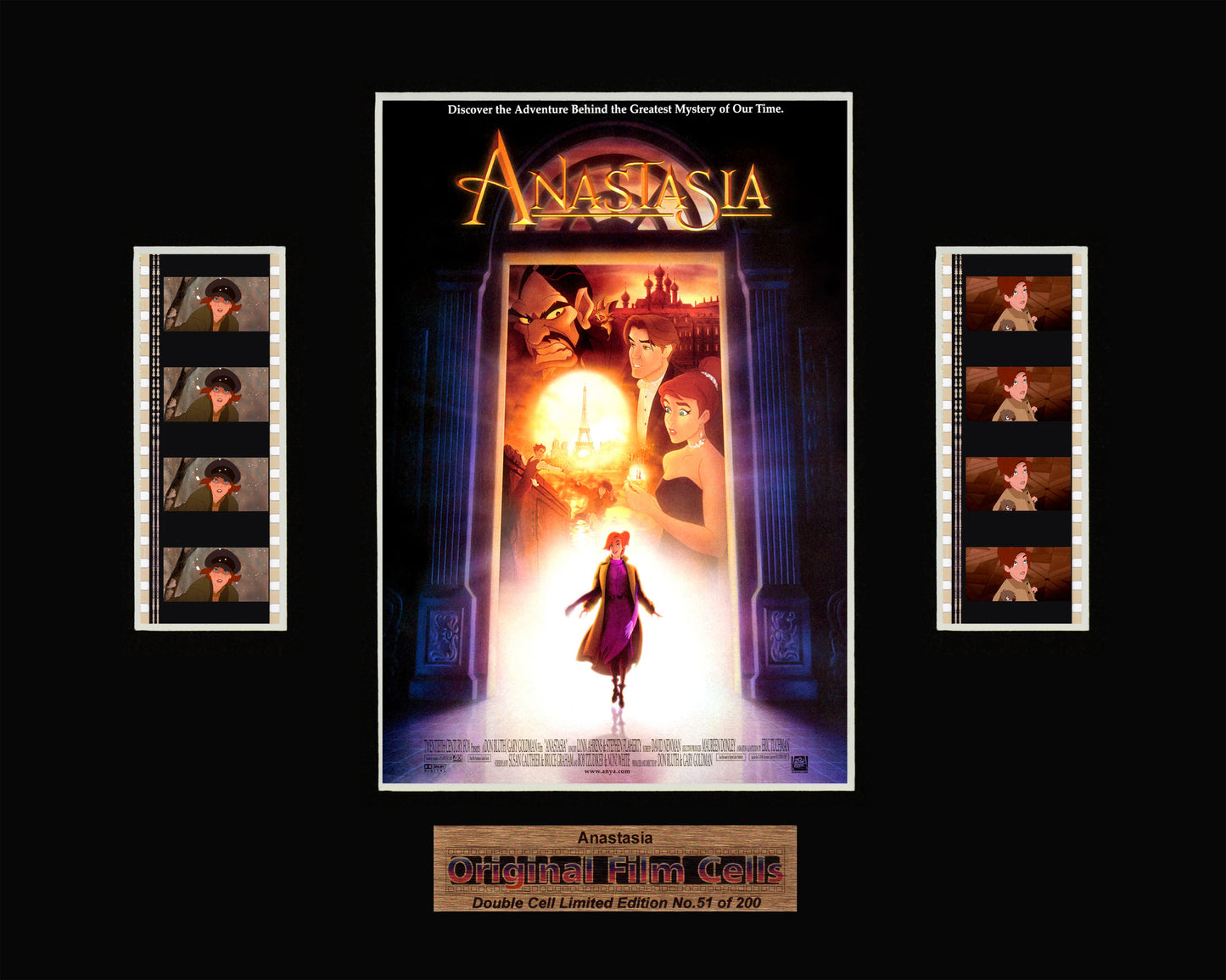 Anastasia (1997) - Unframed double film cell presentation