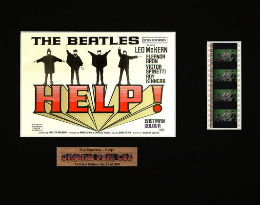 The Beatles - Help (1965) - Unframed single film cell picture