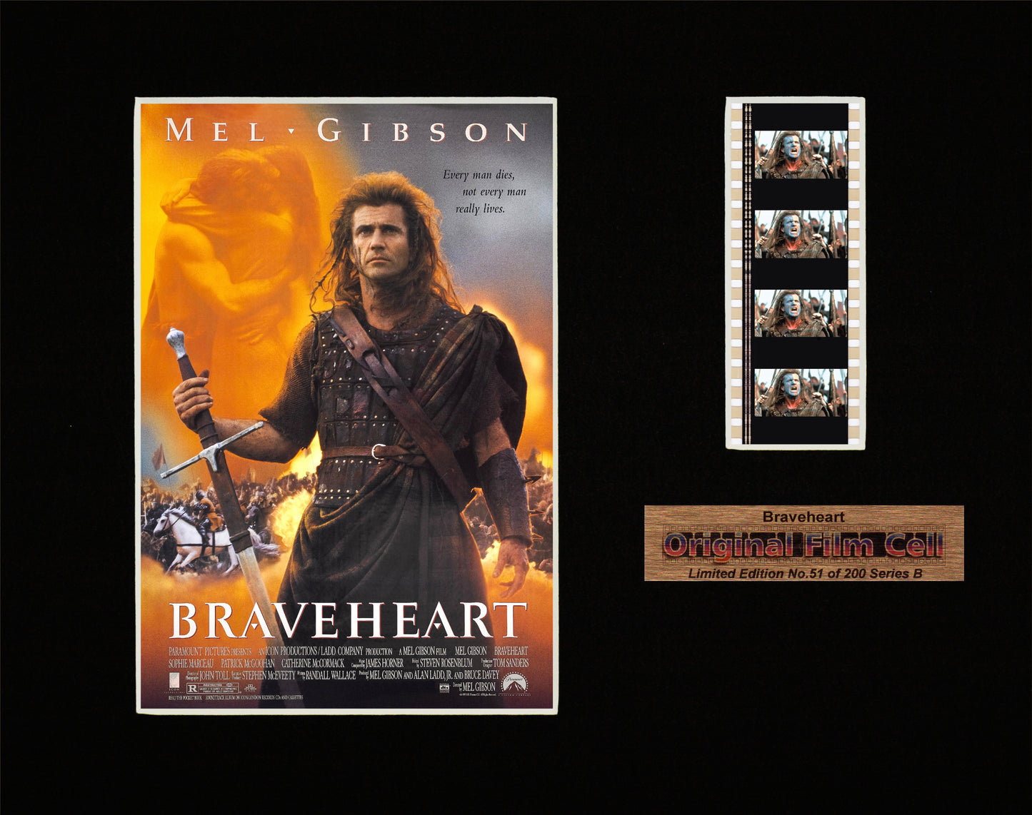 Braveheart (1995) Series B - Unframed single film cell picture
