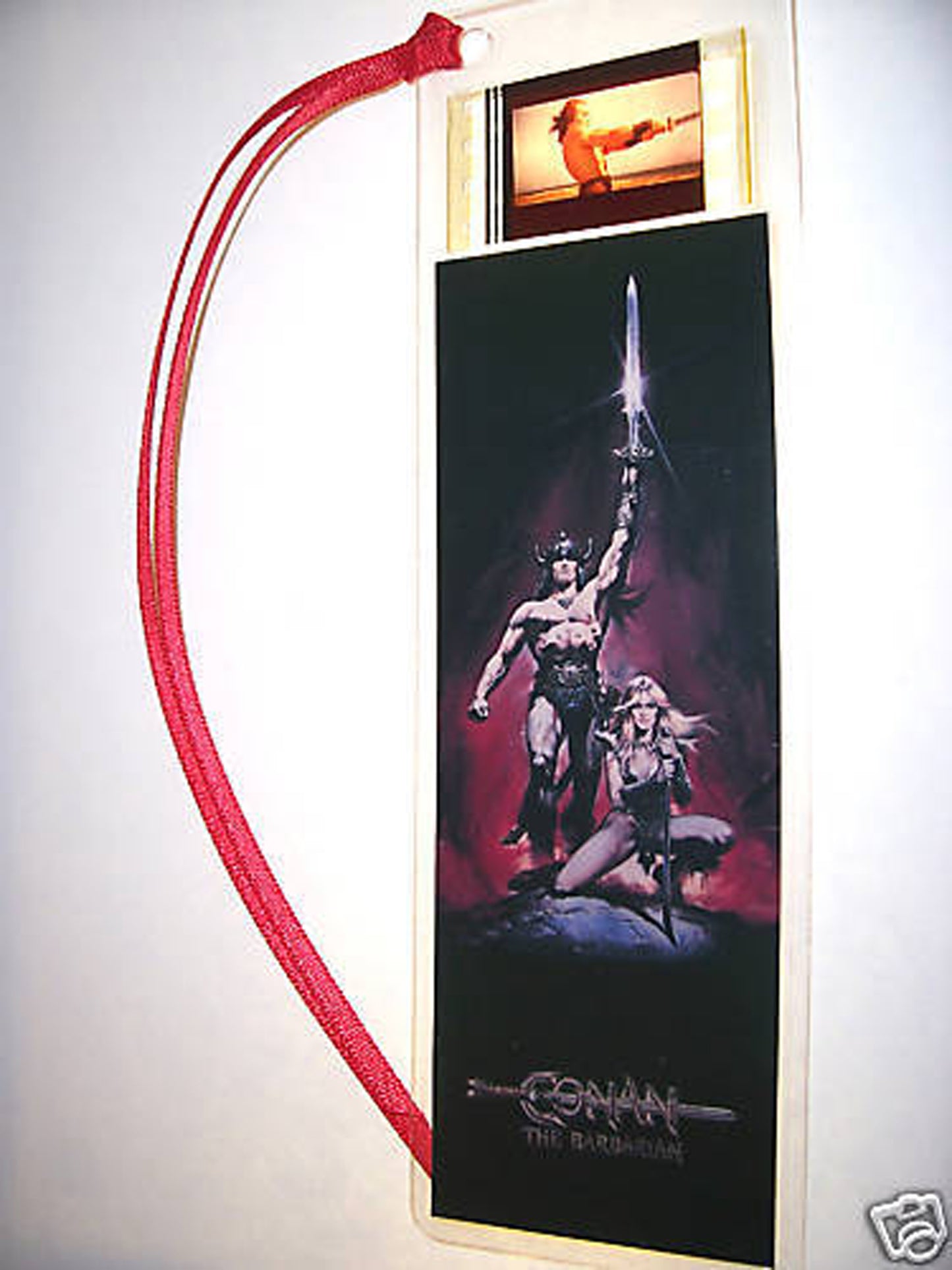 CONAN THE BARBARIAN Arnold Schwarzenegger Movie Film Cell Bookmark