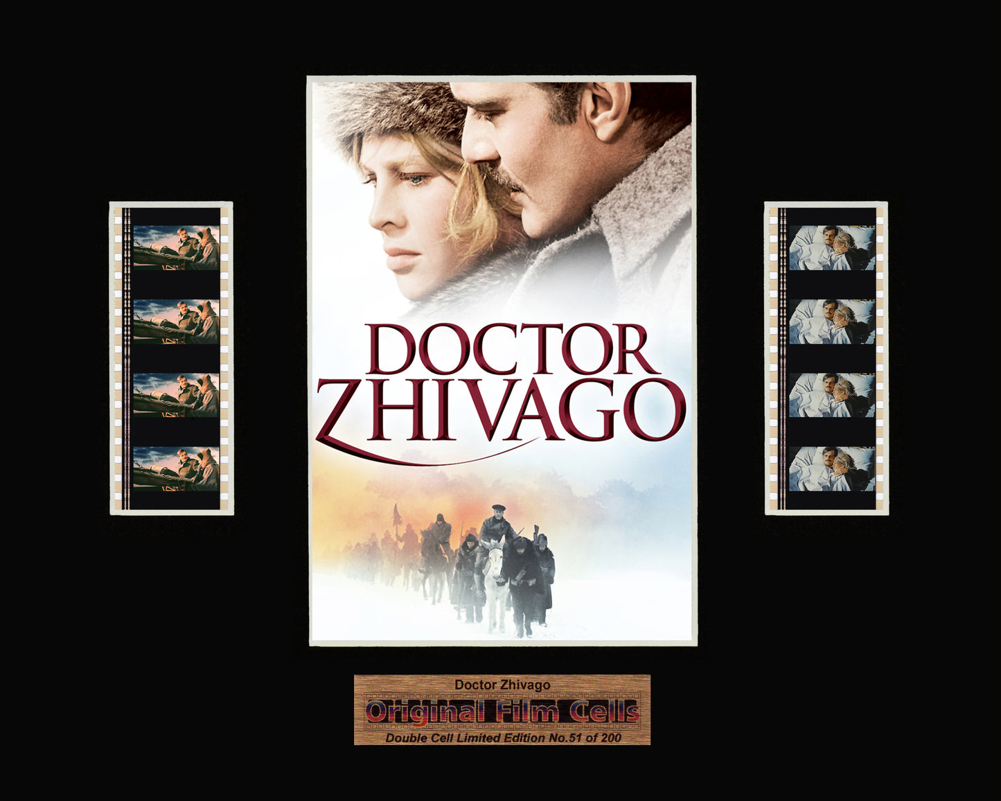 Doctor Zhivago (1965) - Unframed double film cell presentation