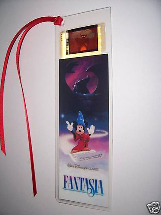 FANTASIA Disney Classic Rare Movie Film Cell Bookmark