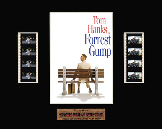 Forrest Gump (1994) - Unframed double film cell presentation