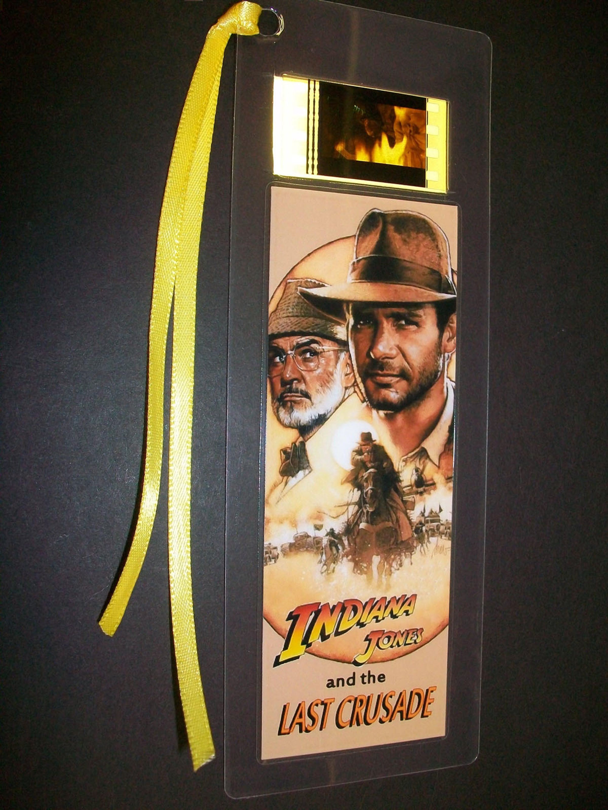 INDIANA JONES and the Last CRUSADE Movie Memorabilia Film Cell Bookmark