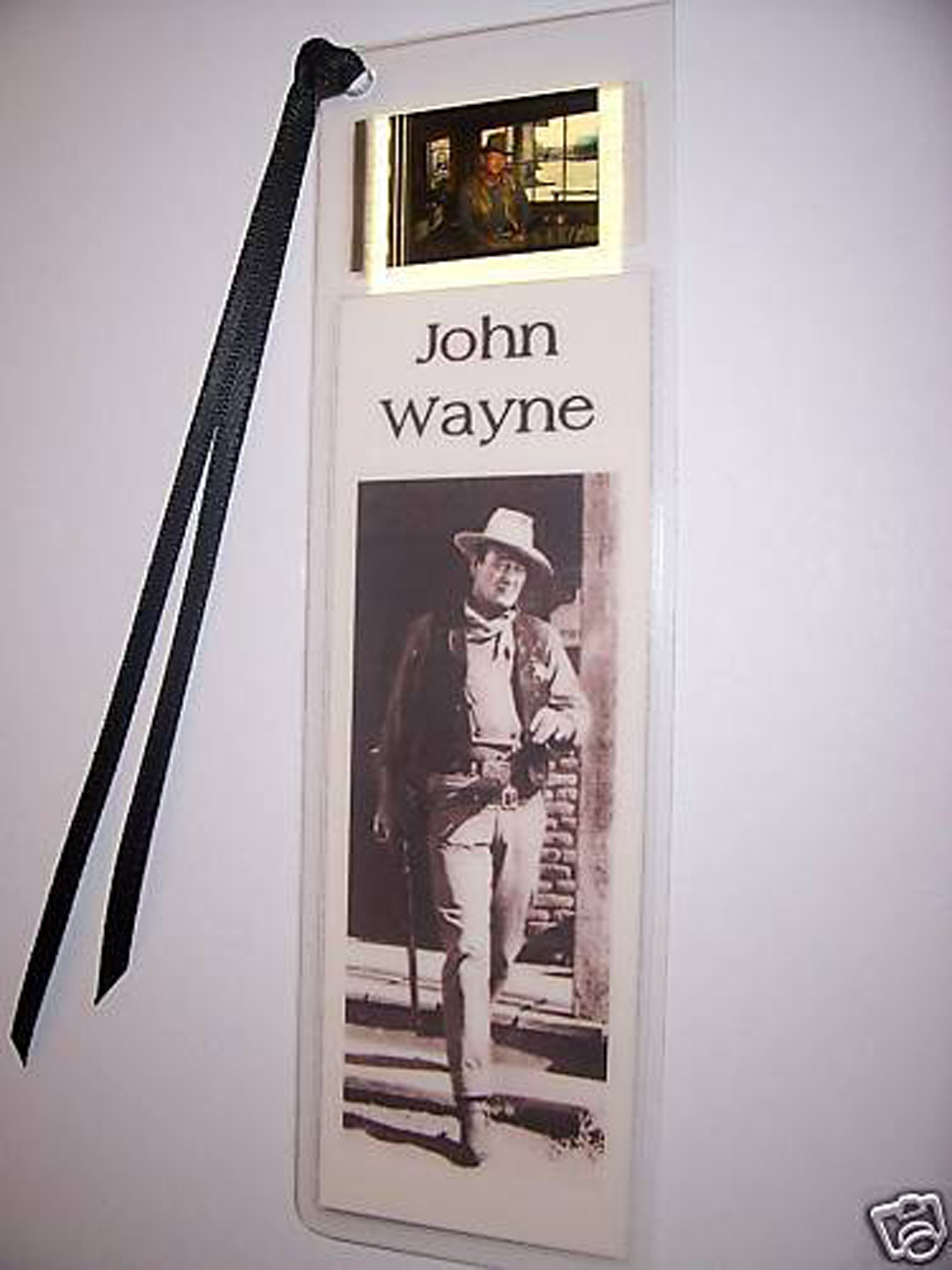 JOHN WAYNE Movie Memorabilia Film Cell Bookmark