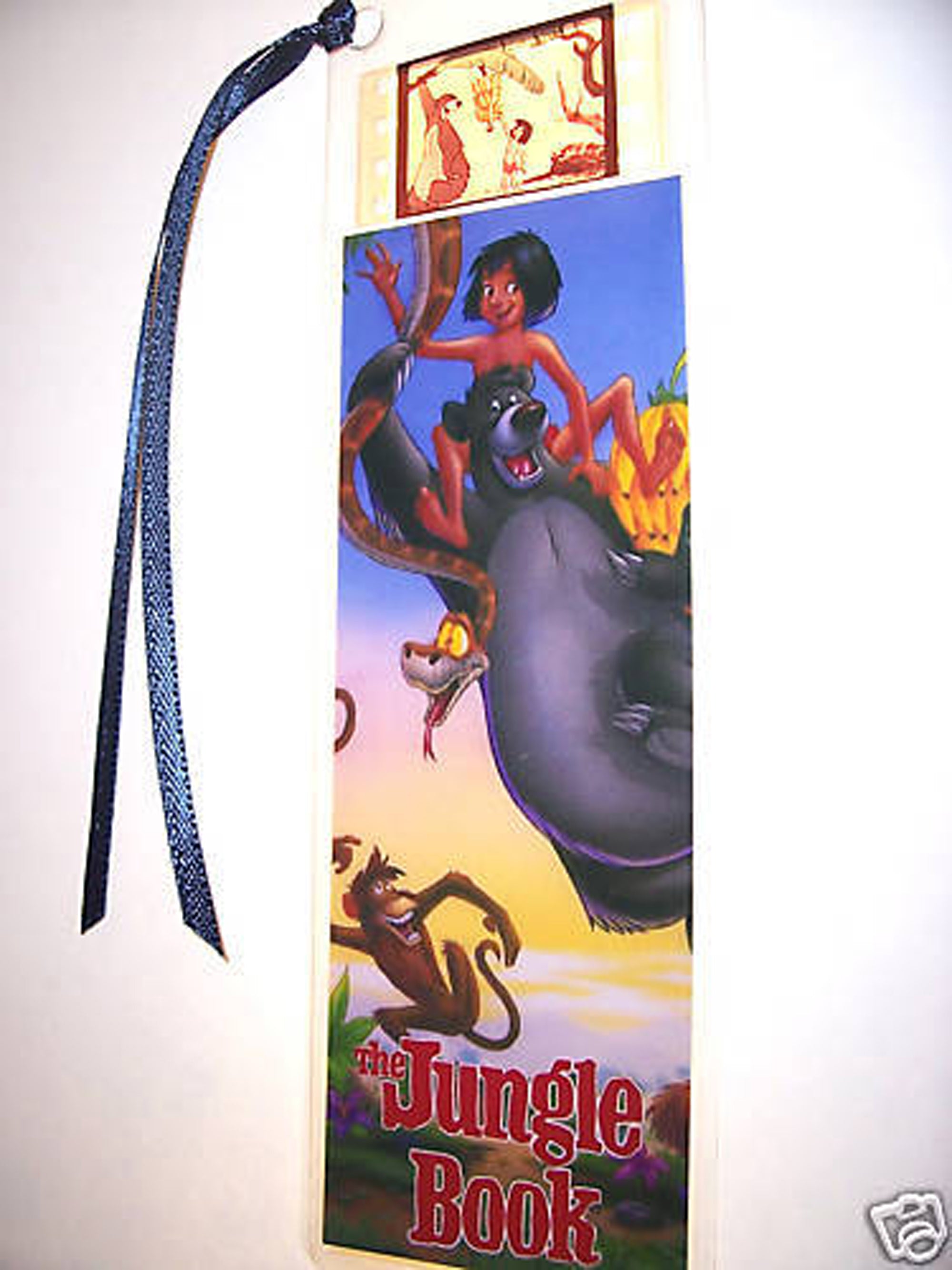 JUNGLE BOOK Disney Rare Memorabilia Movie Film Cell Bookmark