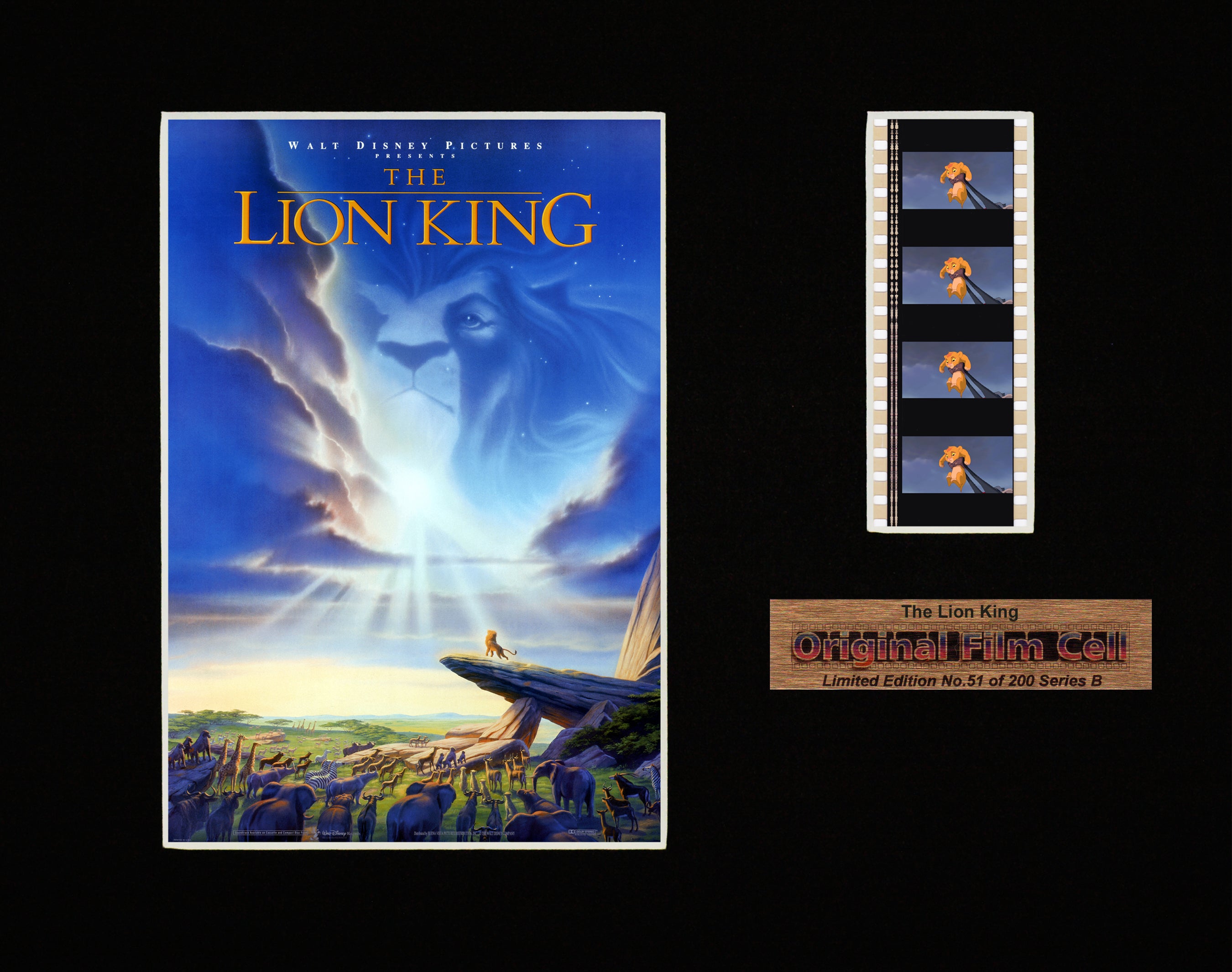 The Lion King (1994) - Series B - Disney - Unframed single film cell picture