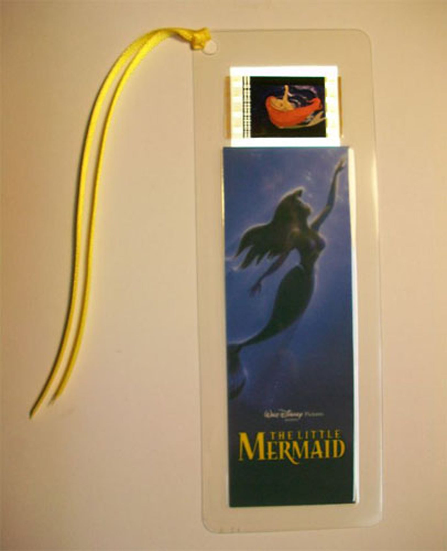 THE LITTLE MERMAID Disney Rare Memorabilia Movie Film Cell Bookmark