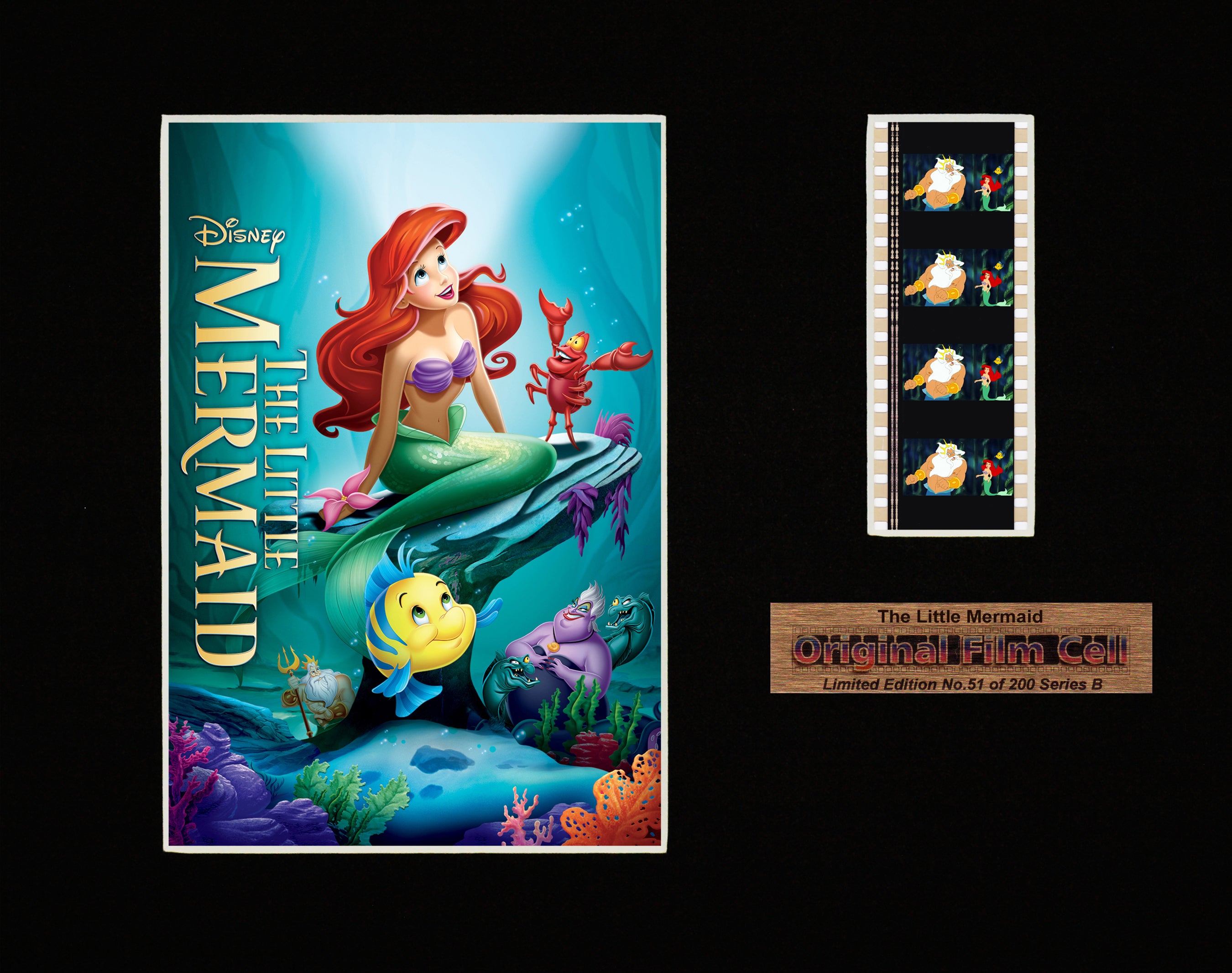 The Little Mermaid (1989) - Series B - Disney - Unframed single film cell pictur