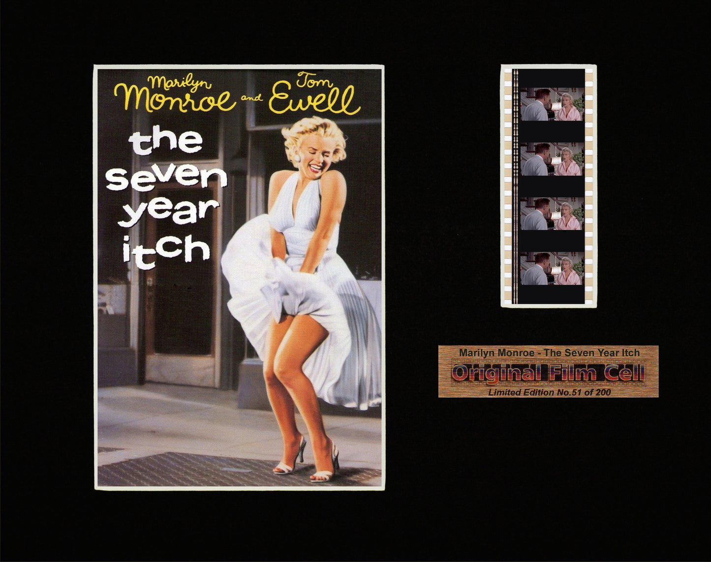 The Seven Year Itch (1955) - Marilyn Monroe - Unframed single film cell picture