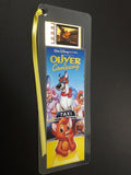 OLIVER and COMPANY Disney Movie Film Cell Bookmark