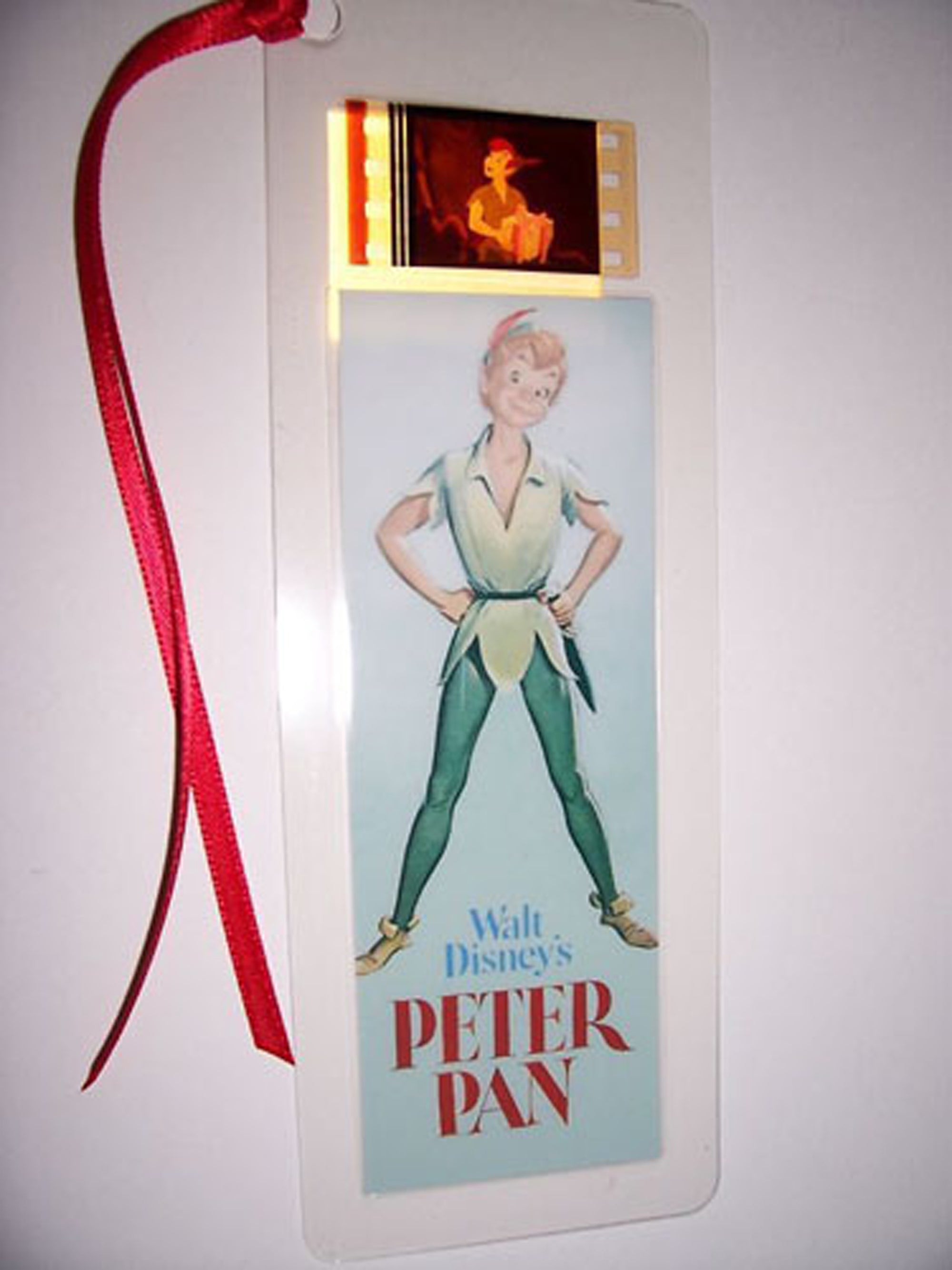 PETER PAN Disney Rare Memorabilia Movie Film Cell Bookmark