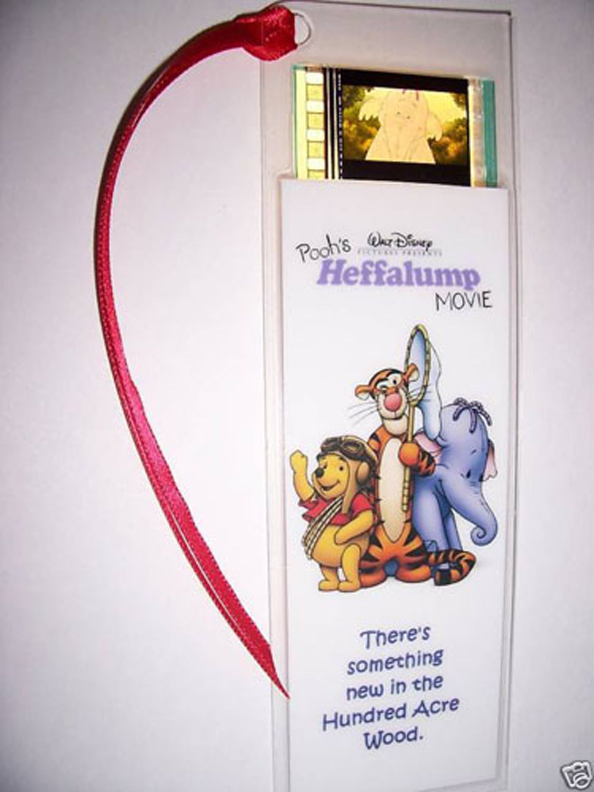 POOH'S HEFFALUMP MOVIE Disney Classic Film Cell Bookmark