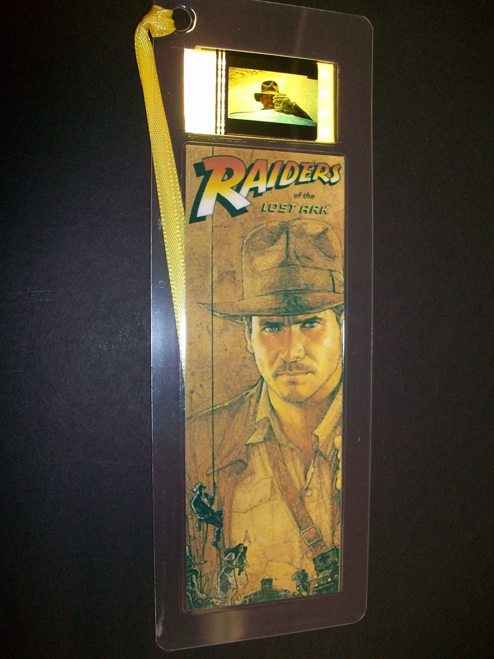 RAIDERS of the LOST ARK Rare Movie Film Cell Bookmark