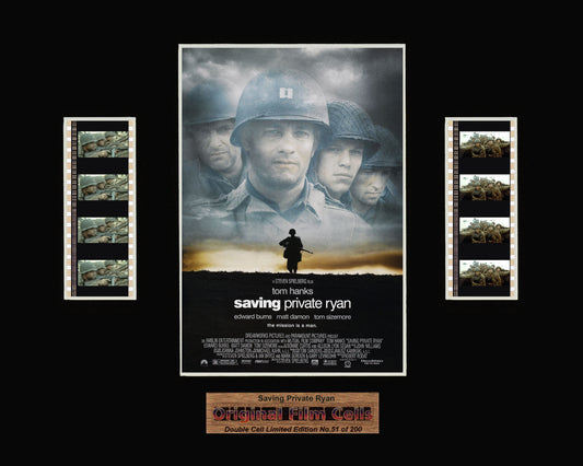 Saving Private Ryan (1998) - Unframed double film cell presentation