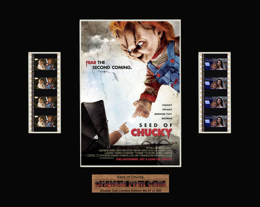 Seed of Chucky (2004) - Unframed double film cell presentation