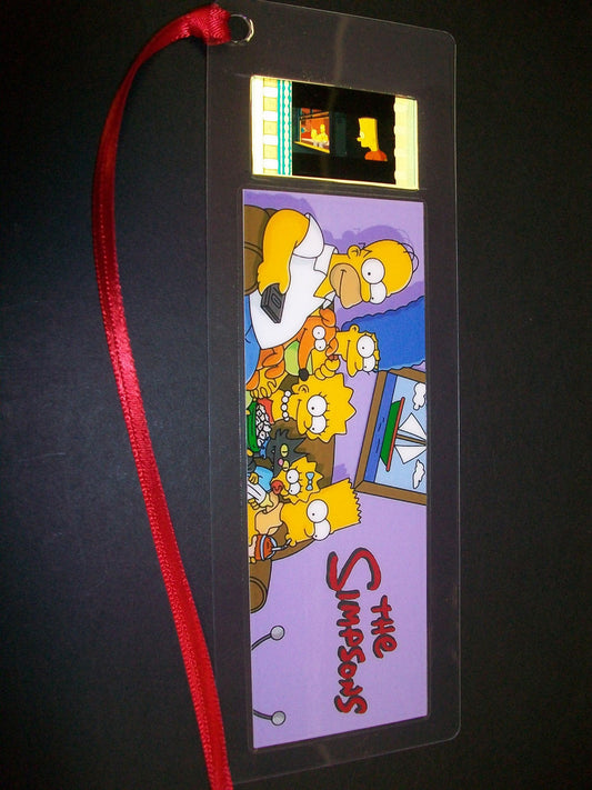 THE SIMPSONS Rare Movie Film Cell Bookmark