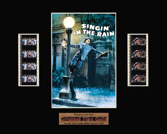 Singin' in the Rain (1952) - Unframed double film cell presentation