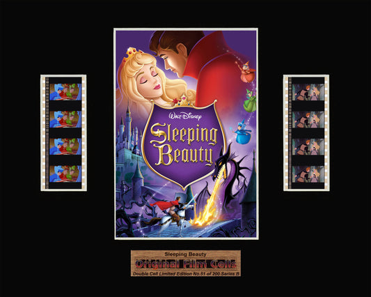 Sleeping Beauty (1959) - Series B - Unframed double film cell presentation