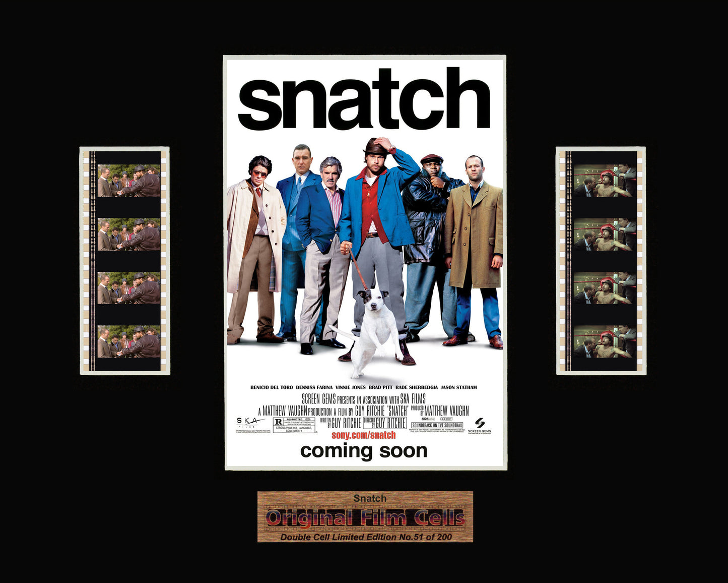 Snatch (2000) - Unframed double film cell presentation
