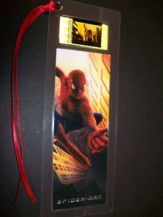 SPIDERMAN Rare Movie Film Cell Bookmark