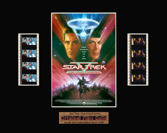 Star Trek - The Final Frontier (1989) - Unframed double film cell presentation
