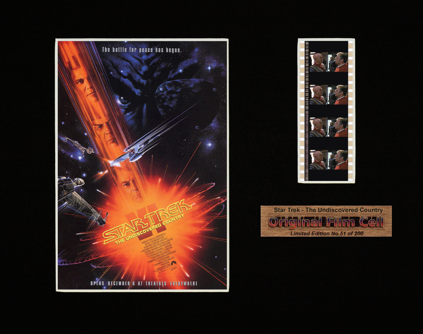 Star Trek - The Undiscovered Country (1991) - Unframed single film cell picture